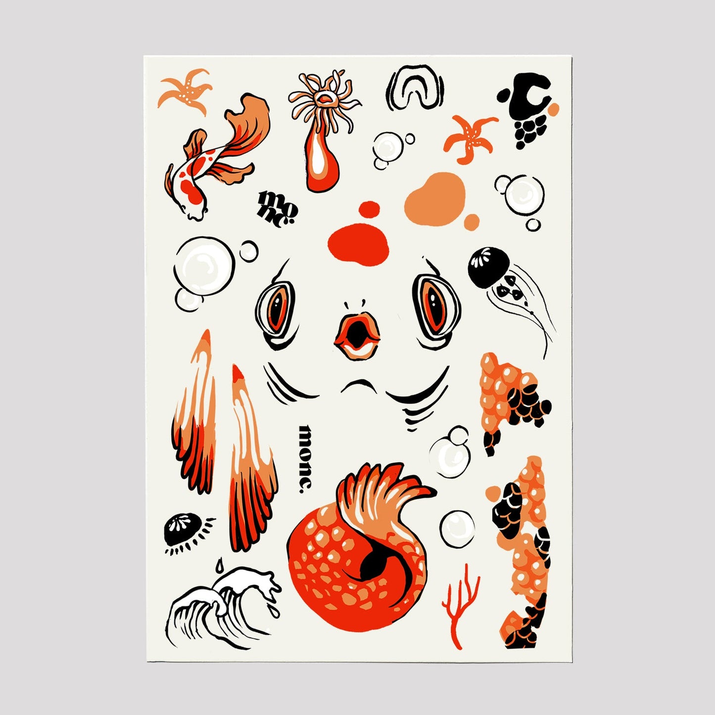 the koi fish set