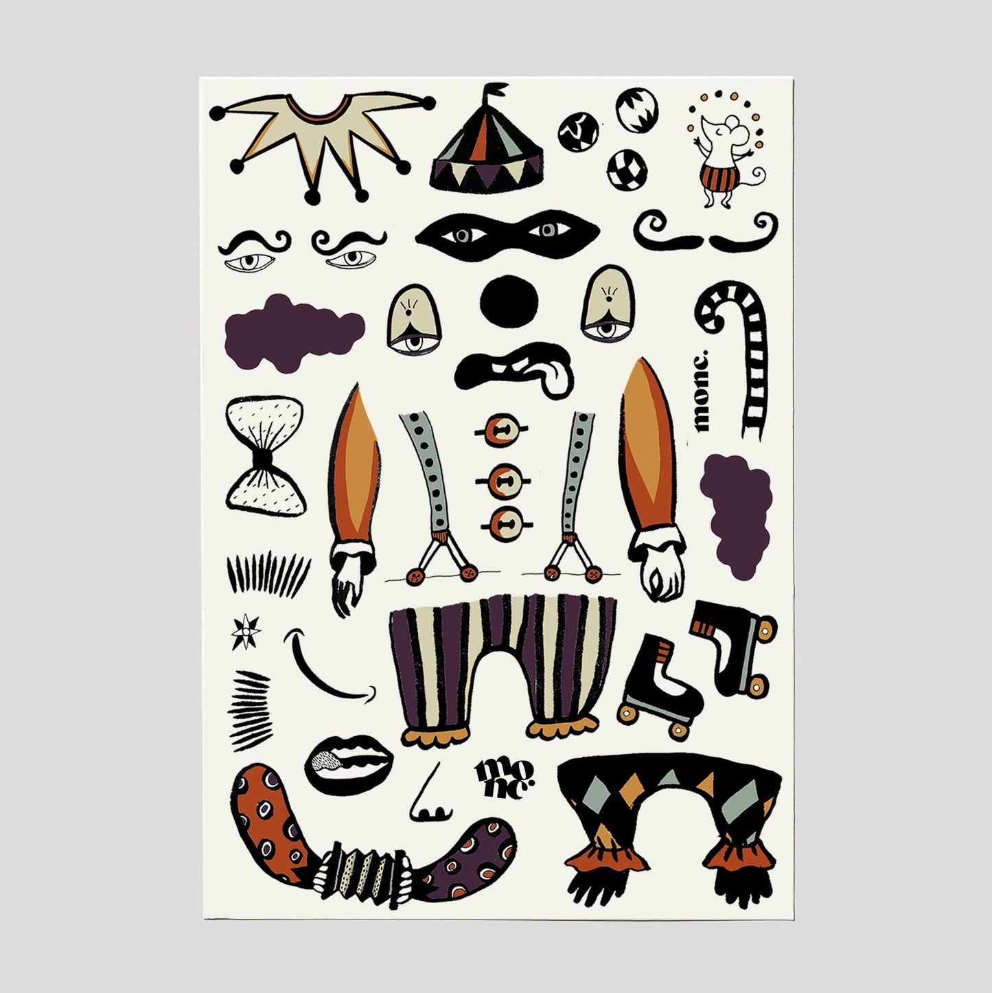 clown set
